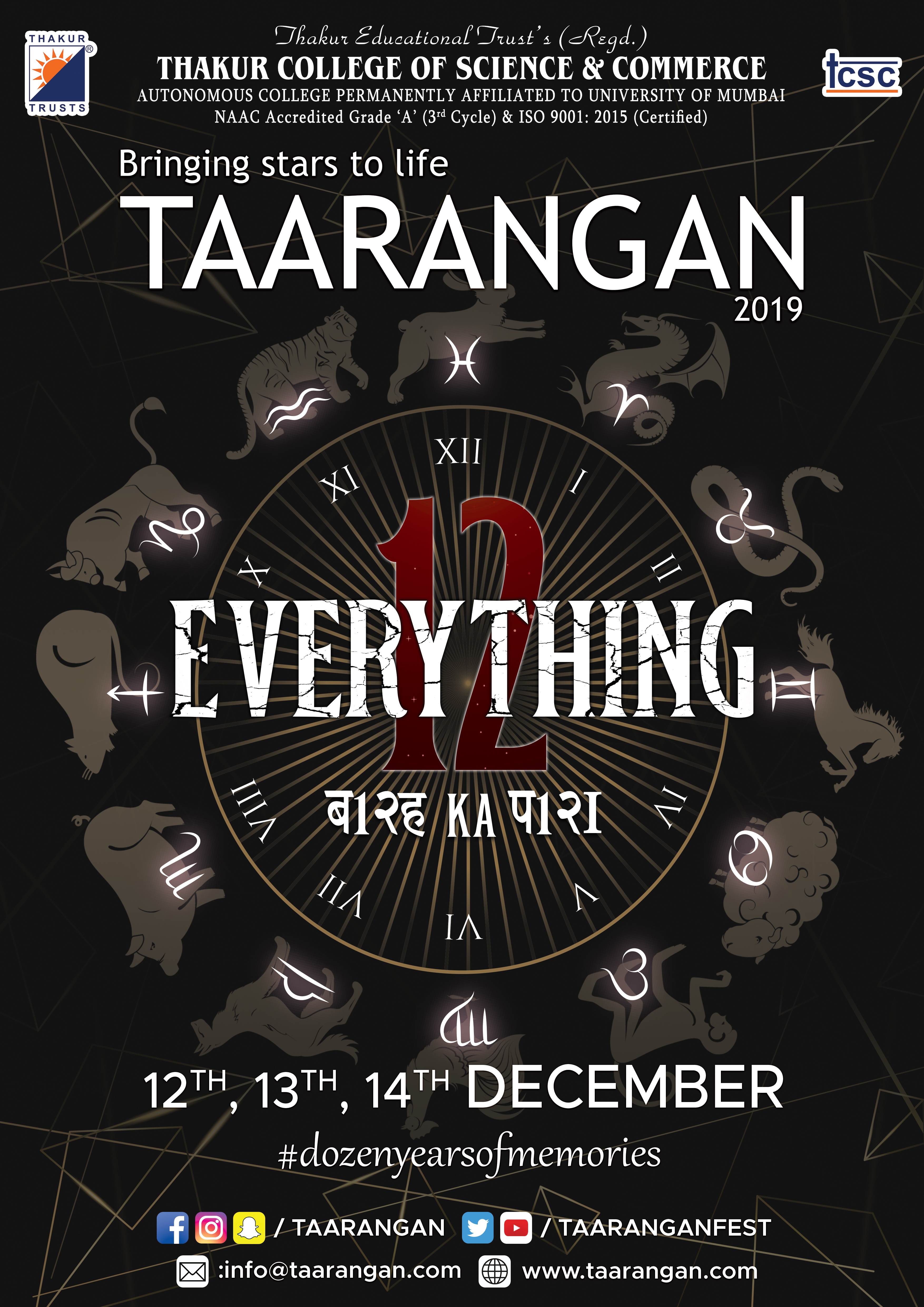 TAARANGAN 2019